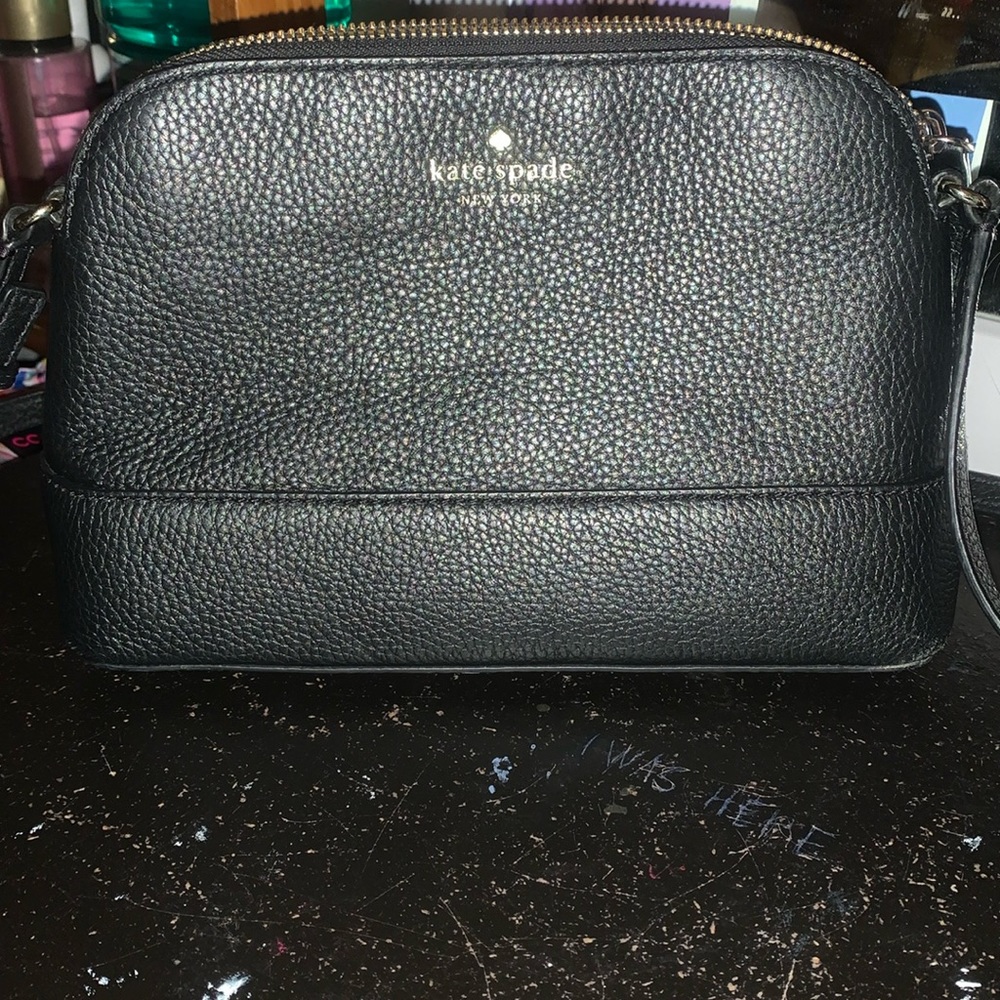 Kate spade black crossover handbag